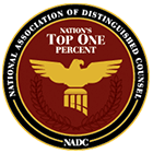 National Association of Distinguished Counsel badge
