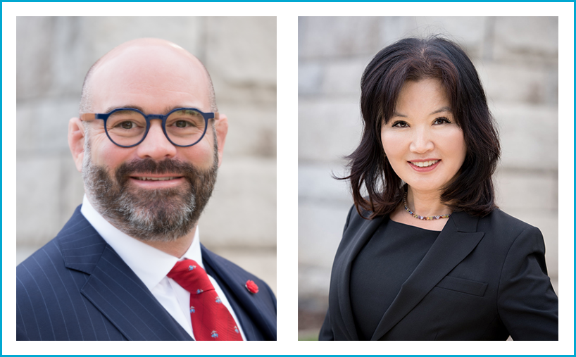 Santa Ana criminal defense attorneys at The Law Offices of Glew & Kim representing client in court